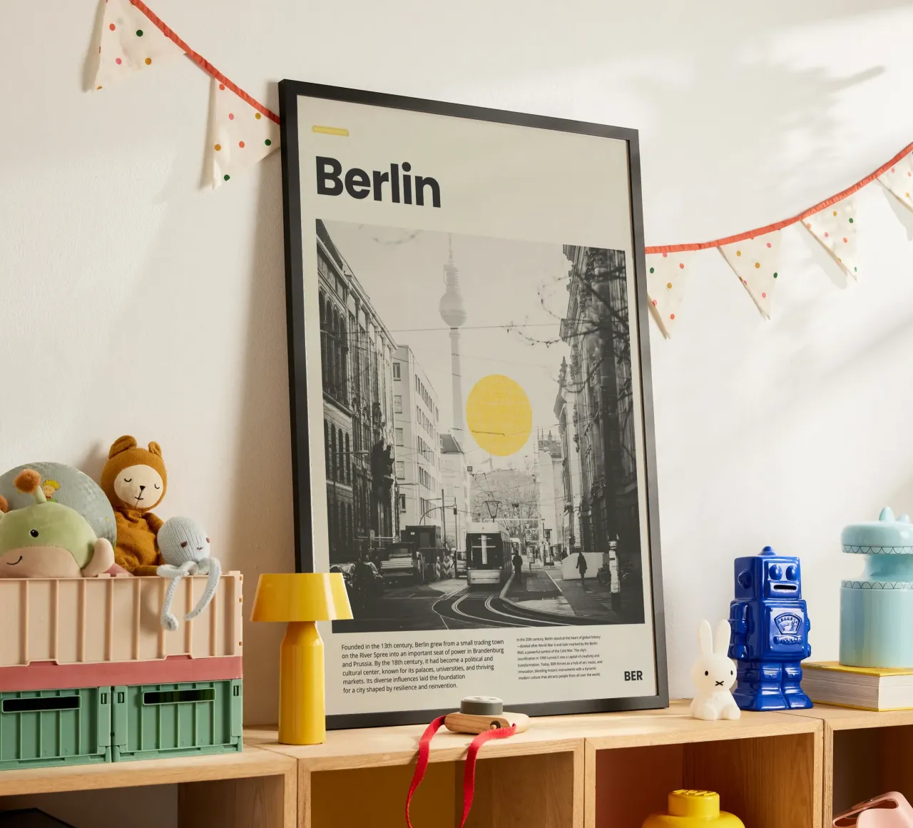 Berlin poster van PurePeachStudio