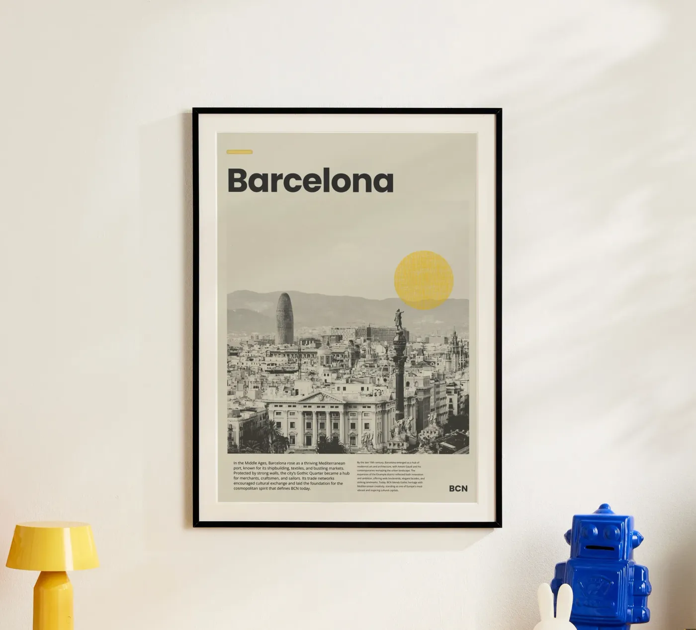 Barcelona poster da PurePeachStudio