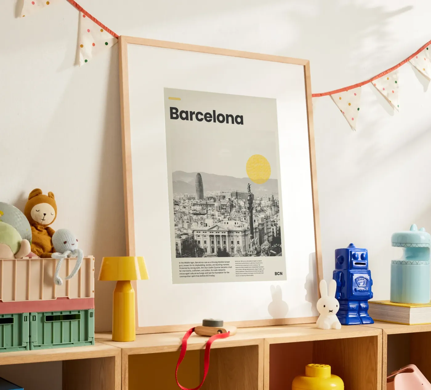 Barcelona poster da PurePeachStudio