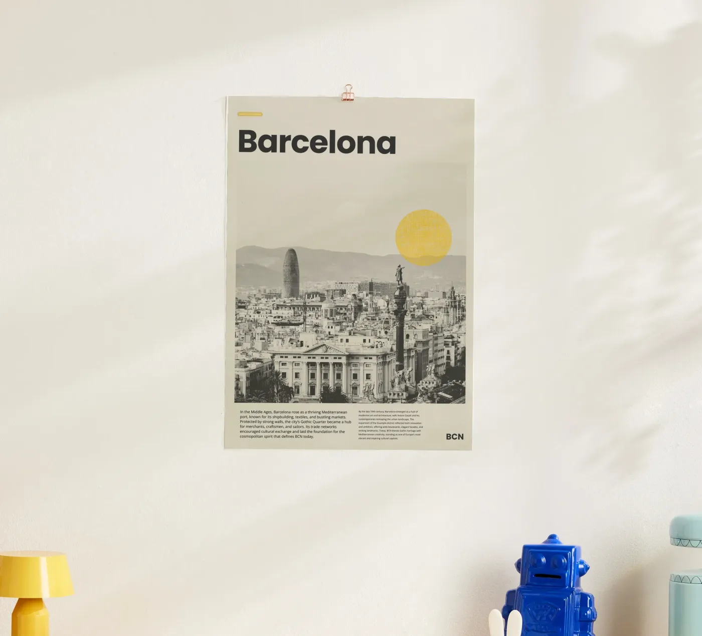 Barcelona poster da PurePeachStudio