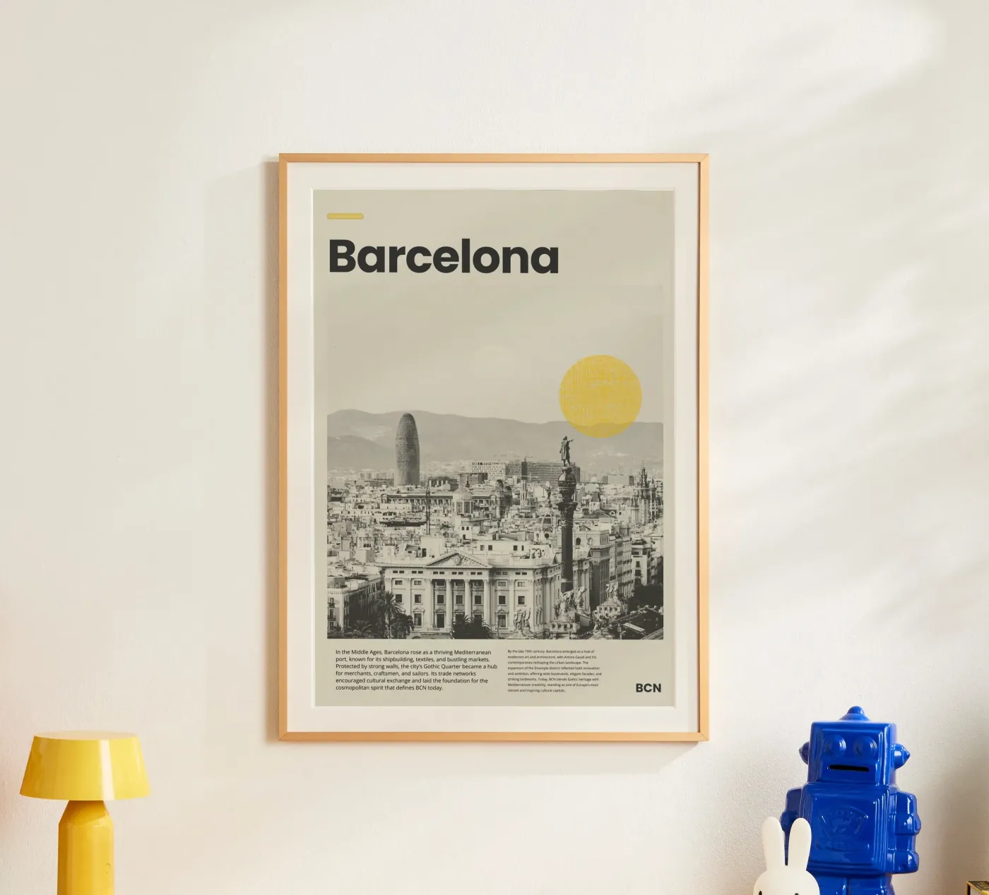 Barcelona poster da PurePeachStudio