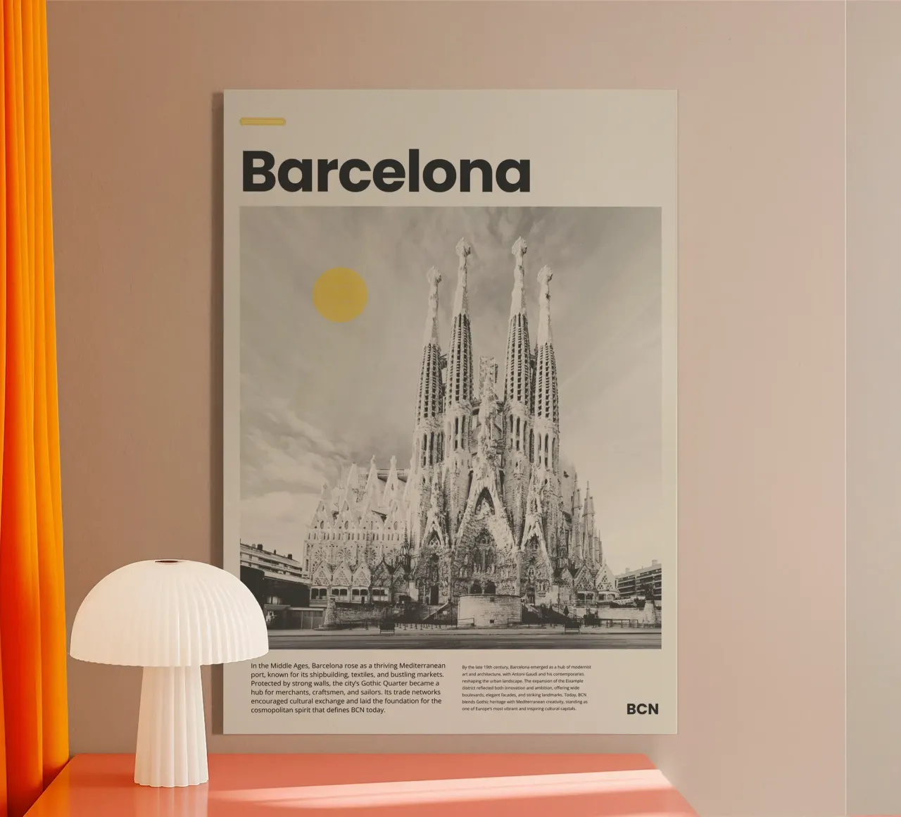 Barcelona plexiglass da PurePeachStudio