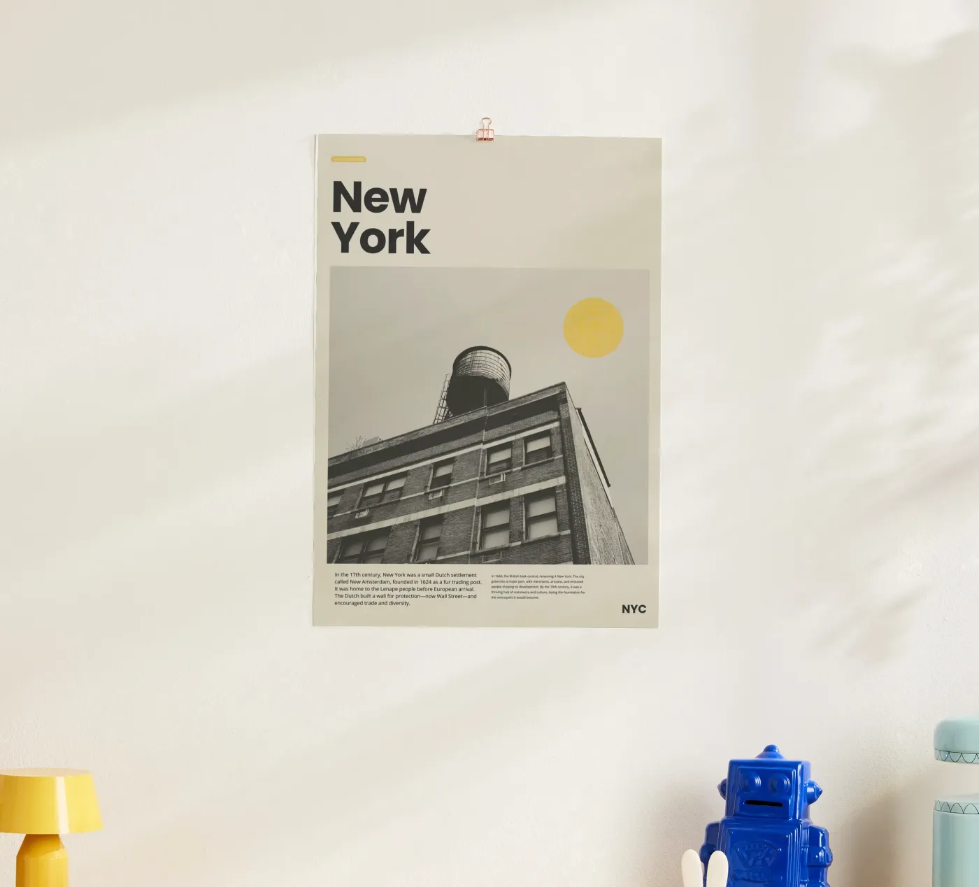 New York poster da PurePeachStudio