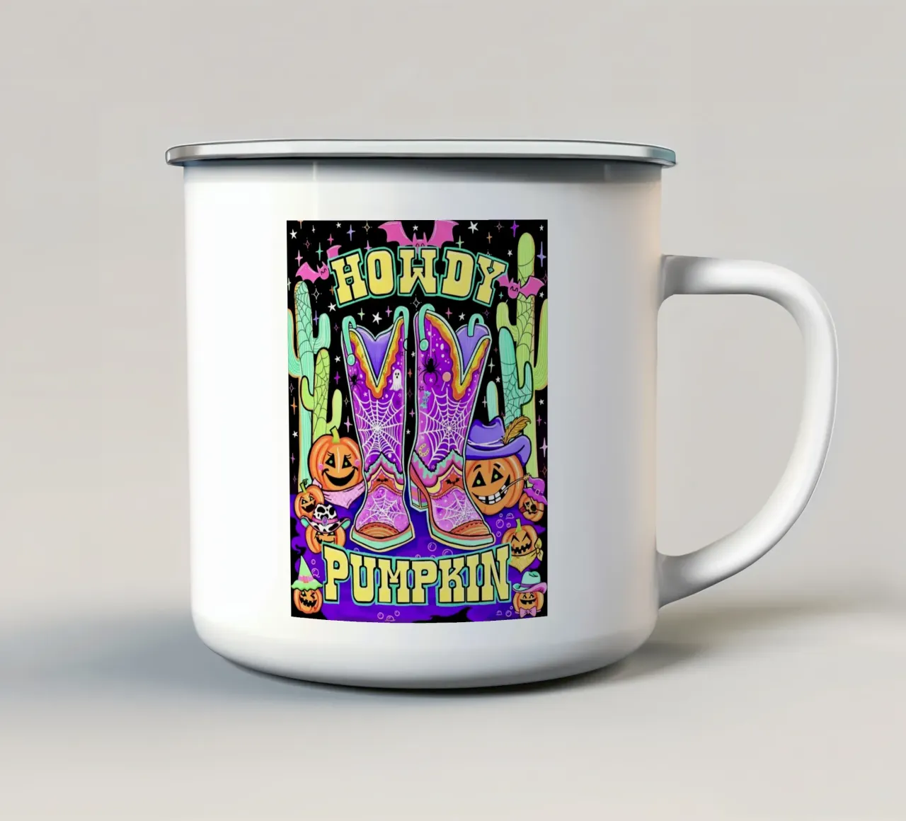 Salve Zucca tazza in smalto da Jess Stempel