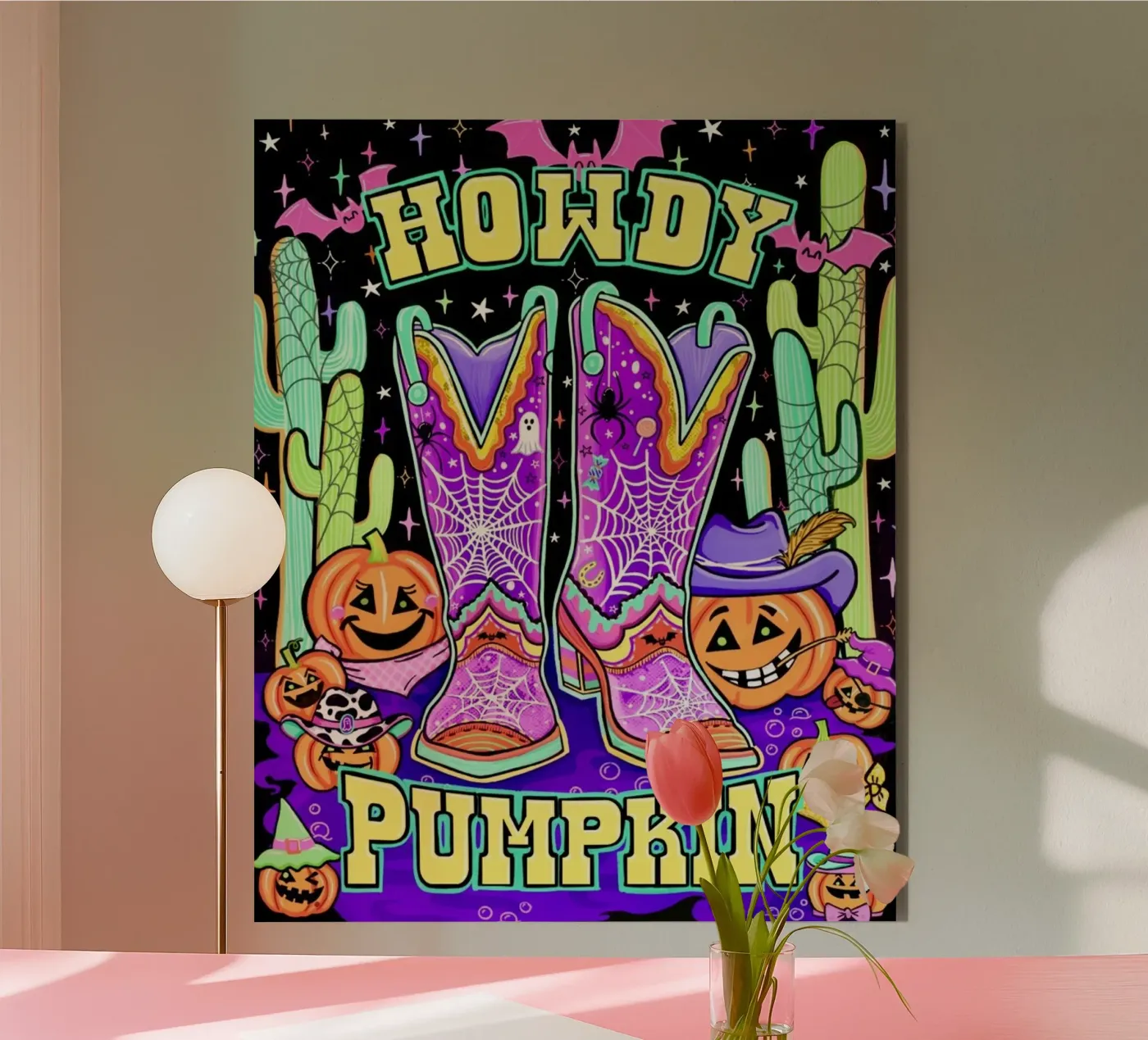 Howdy Pumpkin forex plate by Jess Stempel