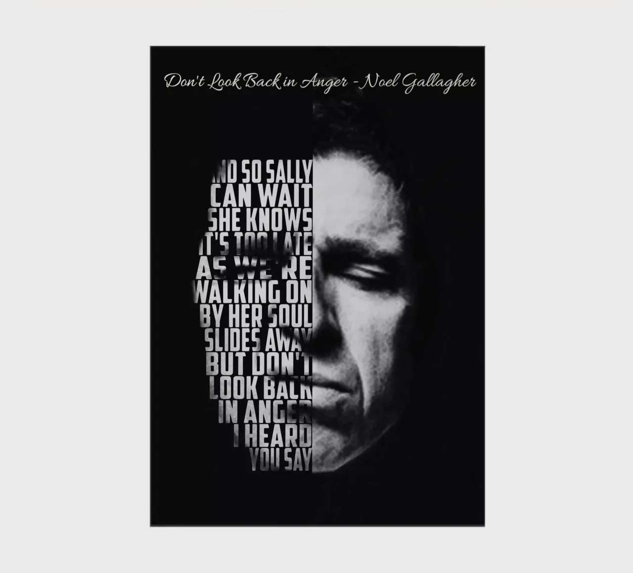 Don't Look Back in Anger notebook by Gunawan Rb