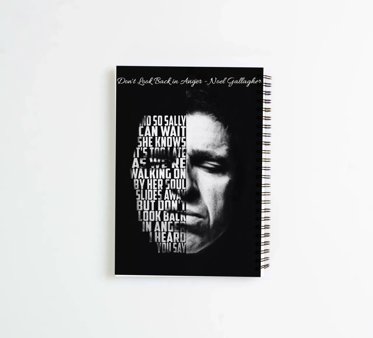 Don't Look Back in Anger spiral notebook by Gunawan Rb