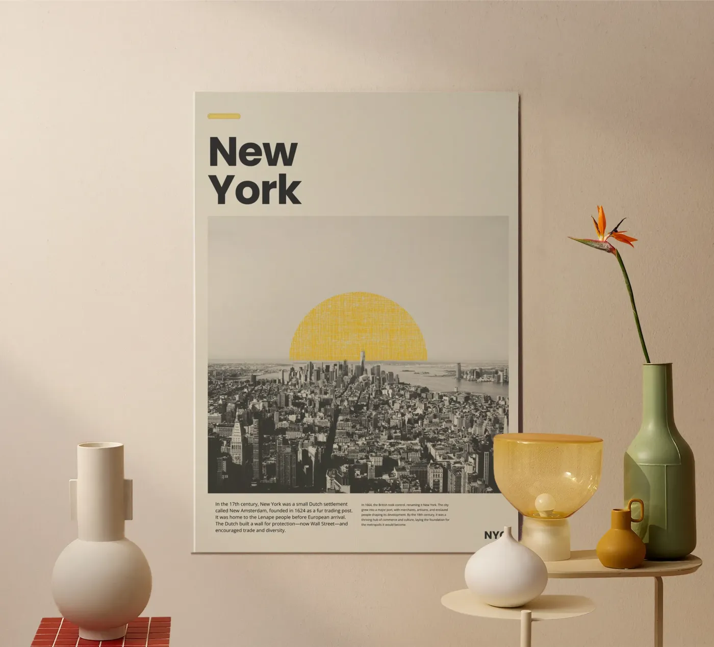 New York poster da PurePeachStudio