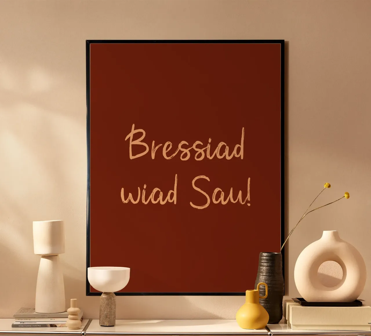 Bressiad wiad Sau! carta hahnemühle da Made in Bavaria