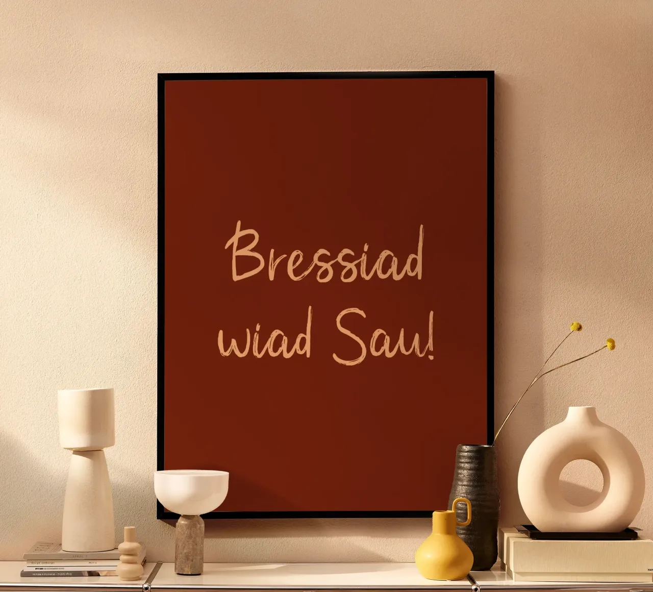 Bressiad wiad Sau! carta hahnemühle da Made in Bavaria
