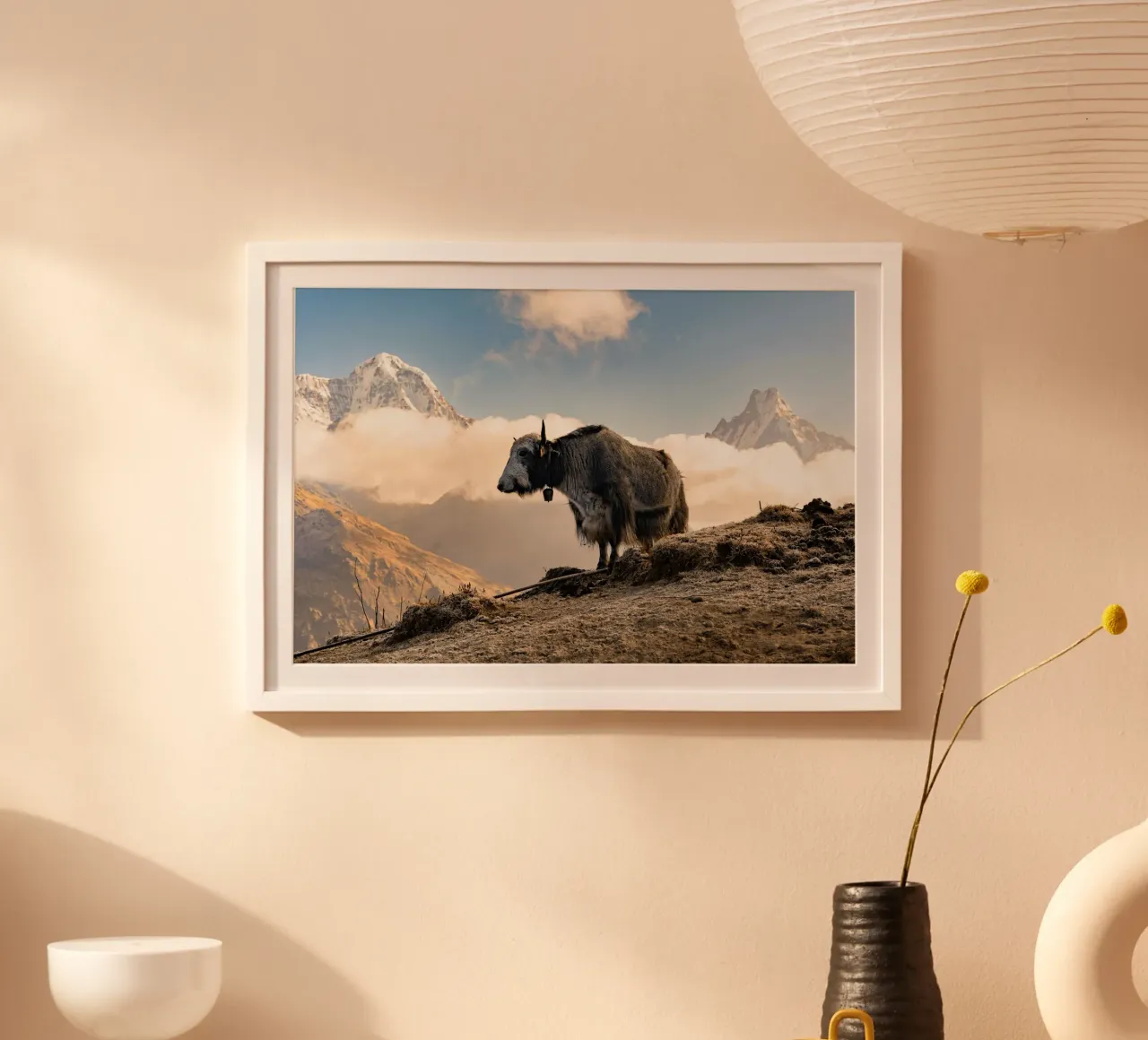 La serena bellezza di uno yak carta hahnemühle da The Herringstore
