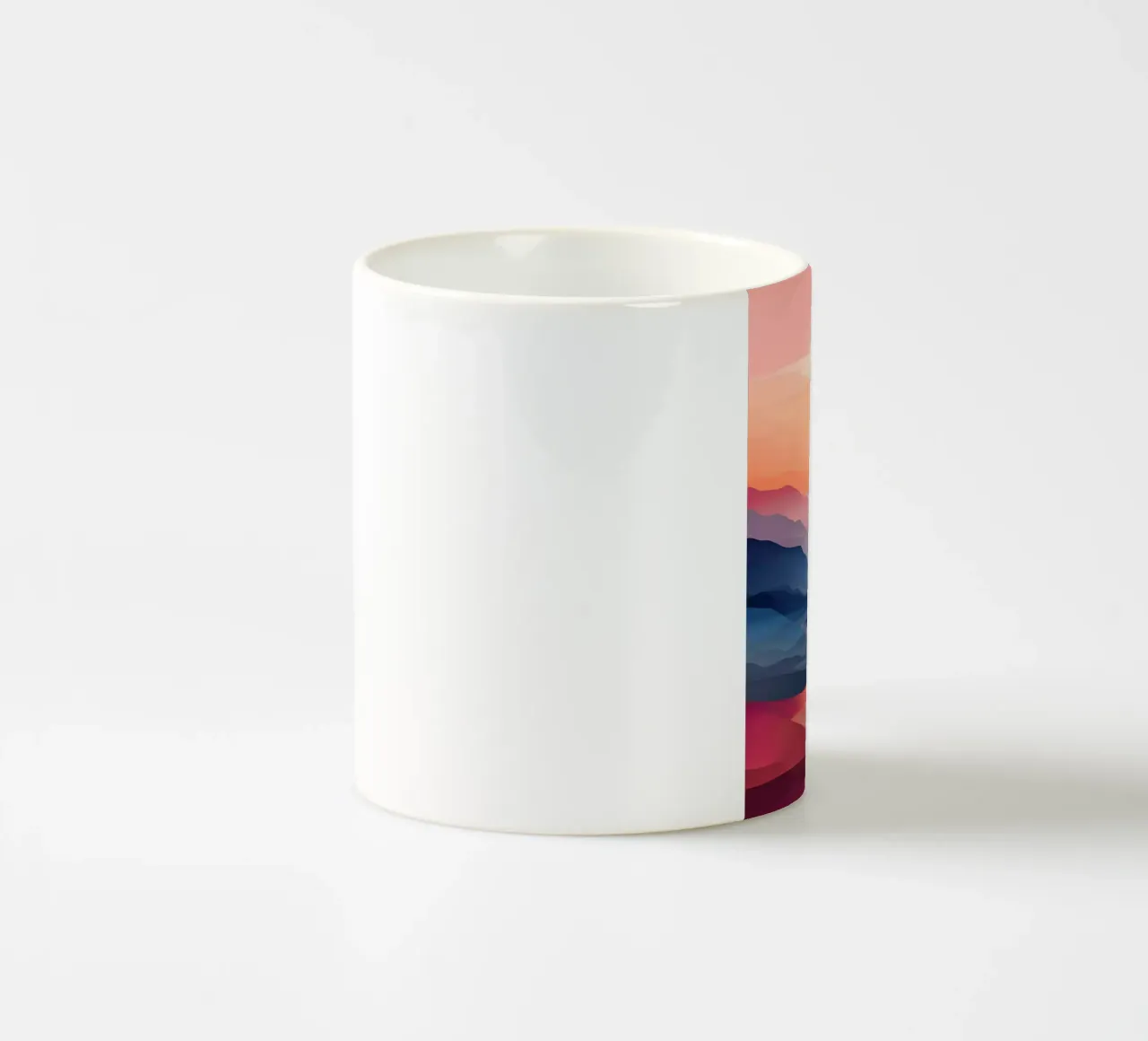Tramonto sereno tazza in ceramica da Artistic-shop