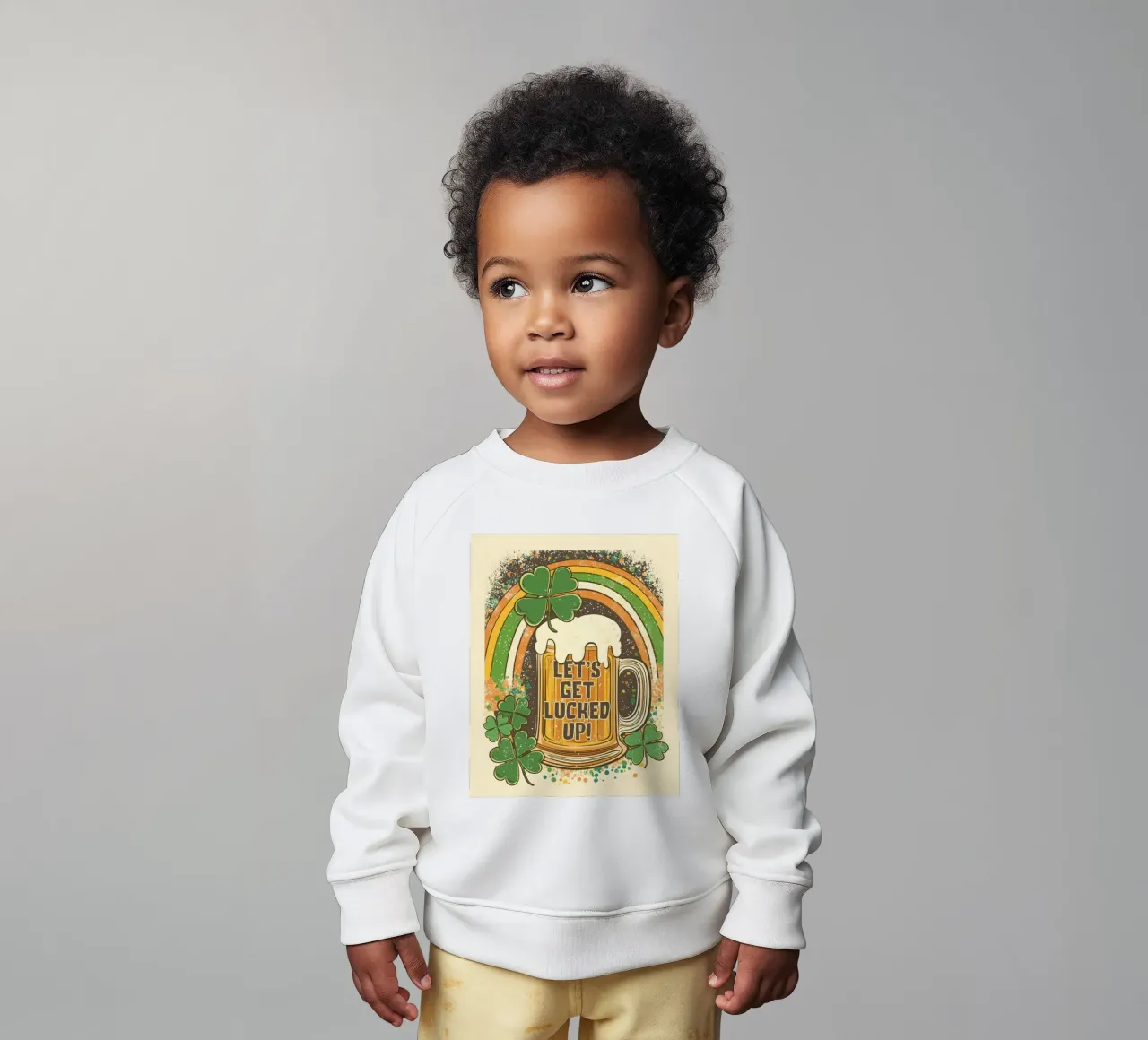 Let's Get Lucked Up felpa neonato da Jess Stempel