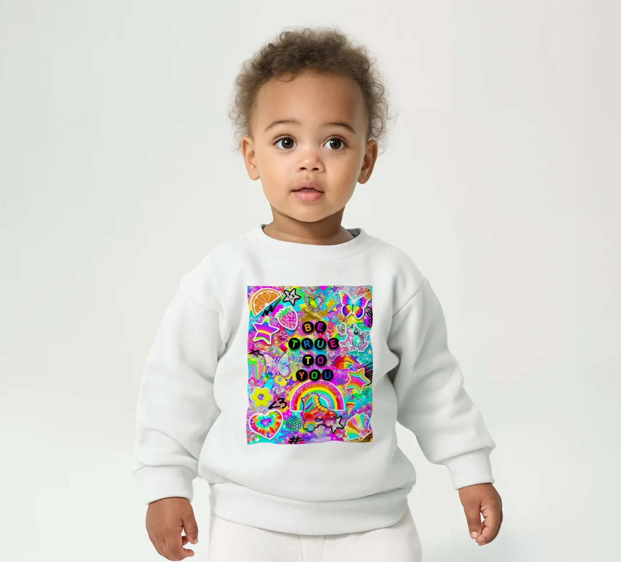 Siate fedeli a voi stessi felpa neonato da Jess Stempel