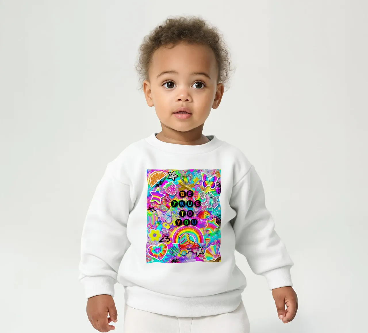 Siate fedeli a voi stessi felpa neonato da Jess Stempel