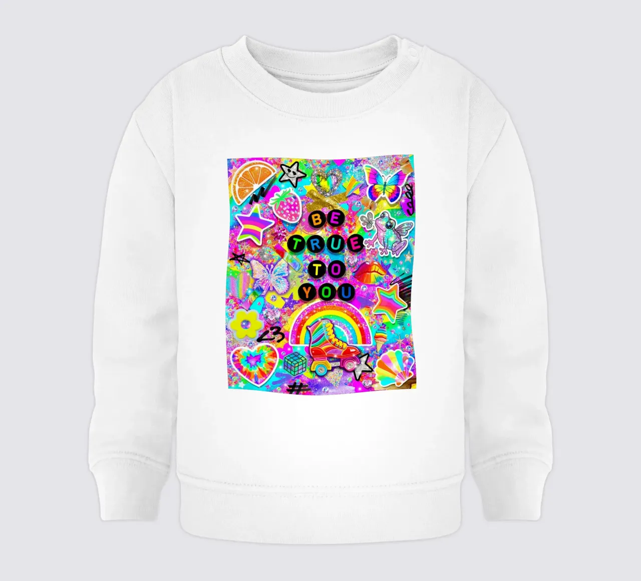 Siate fedeli a voi stessi felpa neonato da Jess Stempel