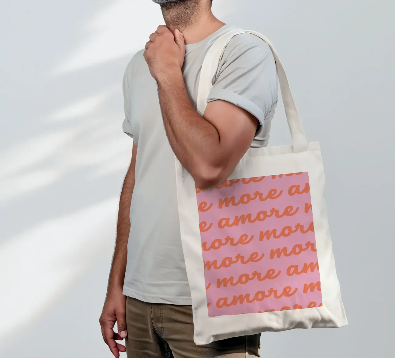 More Amore borsa in juta da we line studio - design