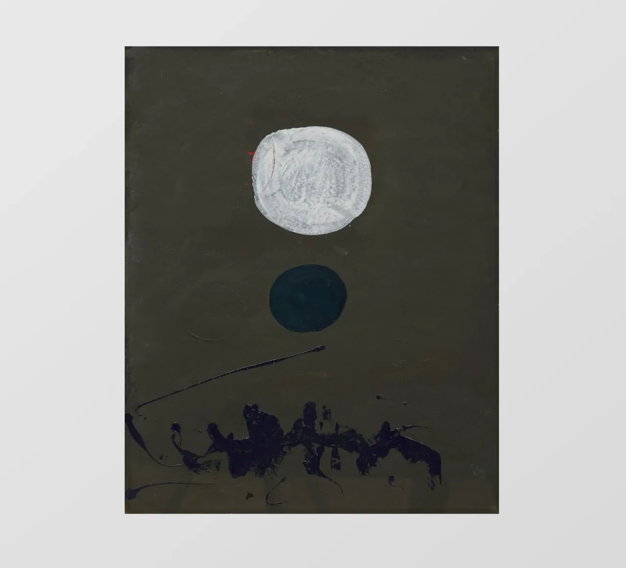 Adolph Gottlieb Sogno verde 1967 pellicola backlit da Riley Art Studio