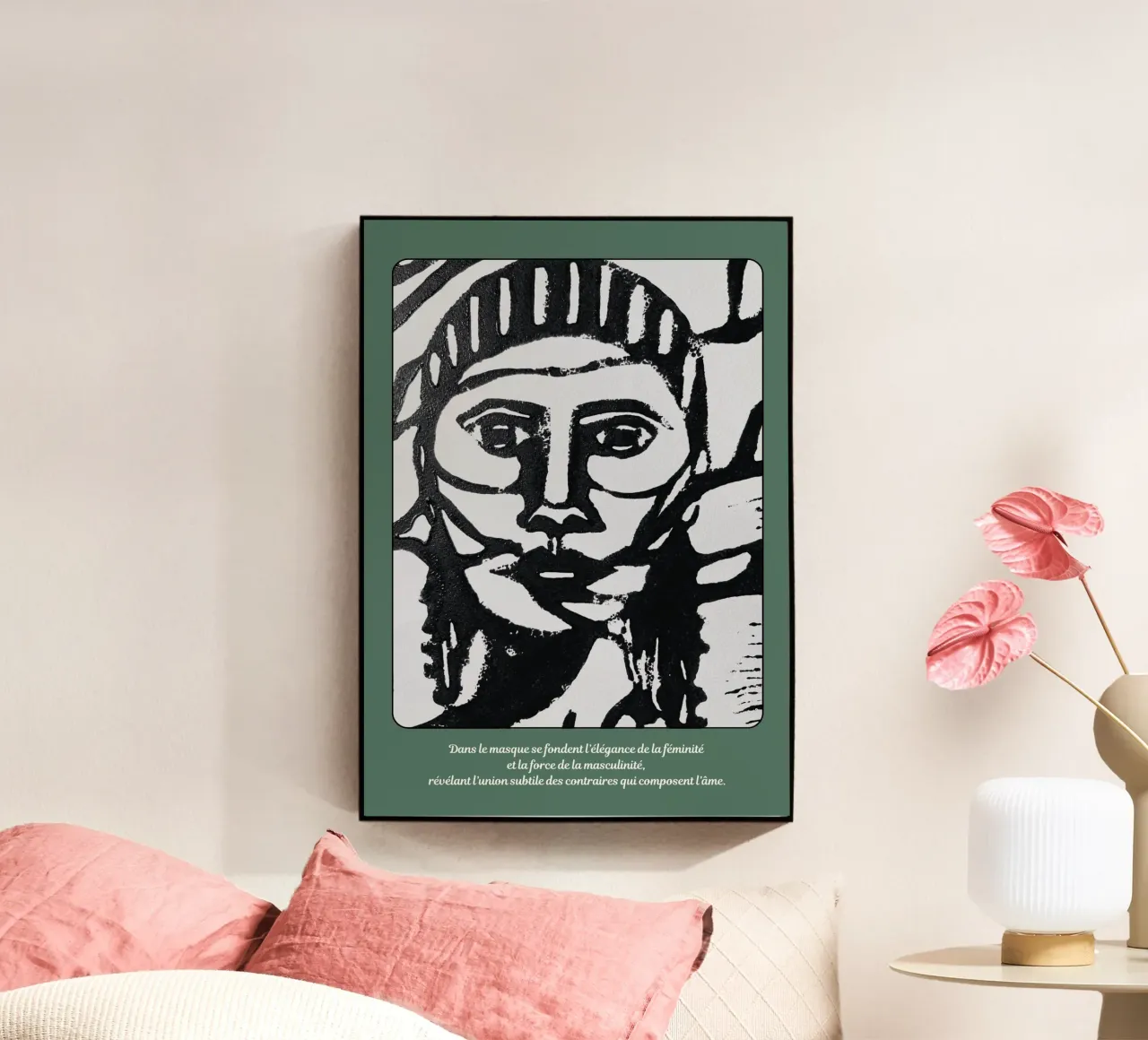 Maschera vegetale plexiglass da apoplasticienne