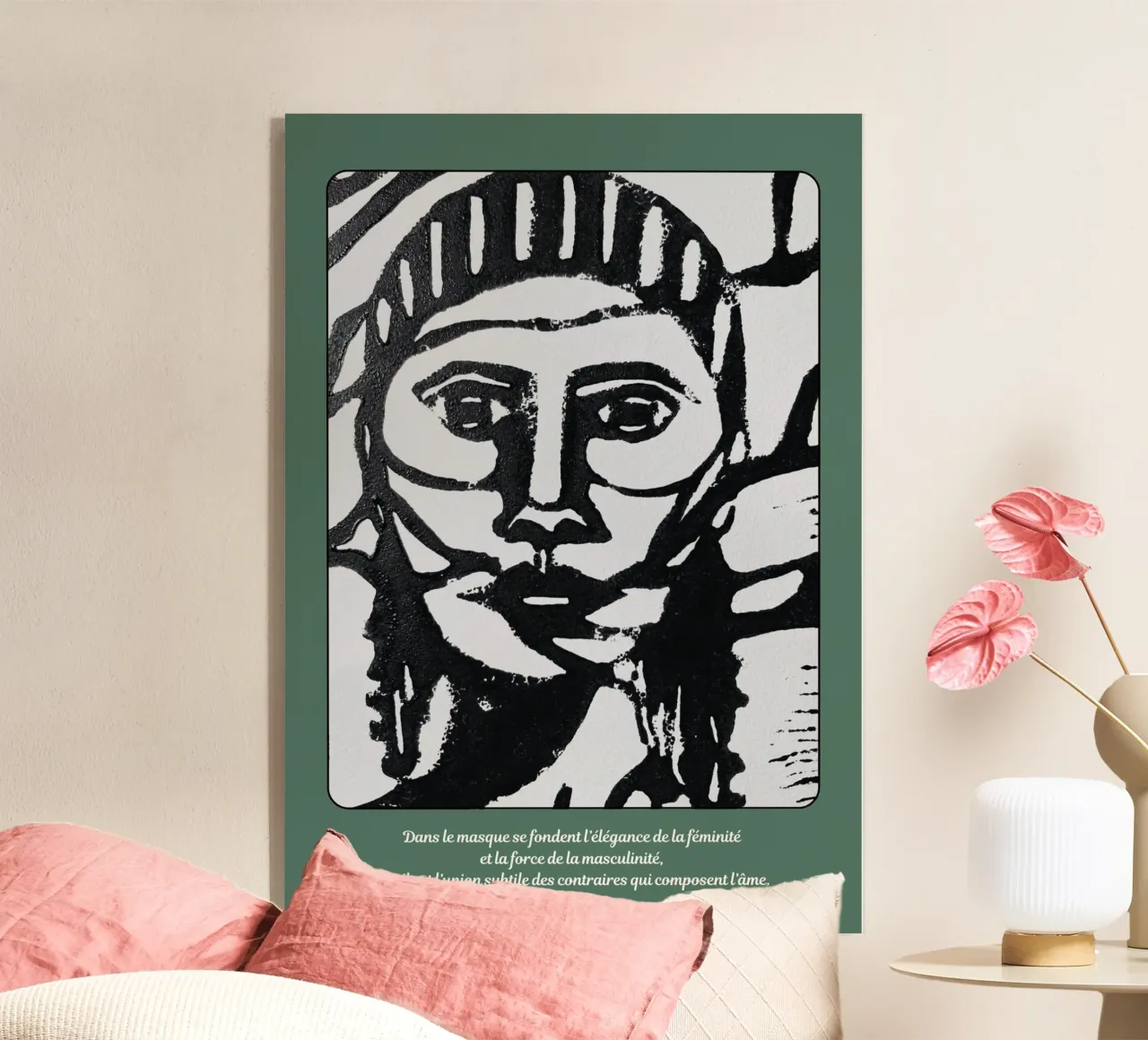 Maschera vegetale plexiglass da apoplasticienne