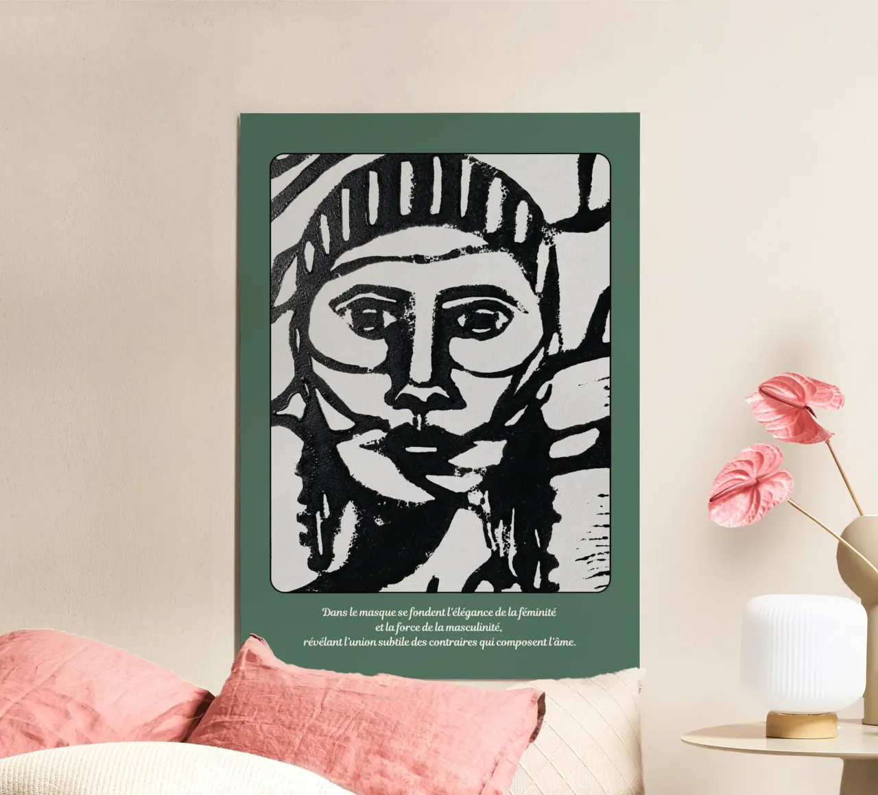 Plant mask poster da apoplasticienne