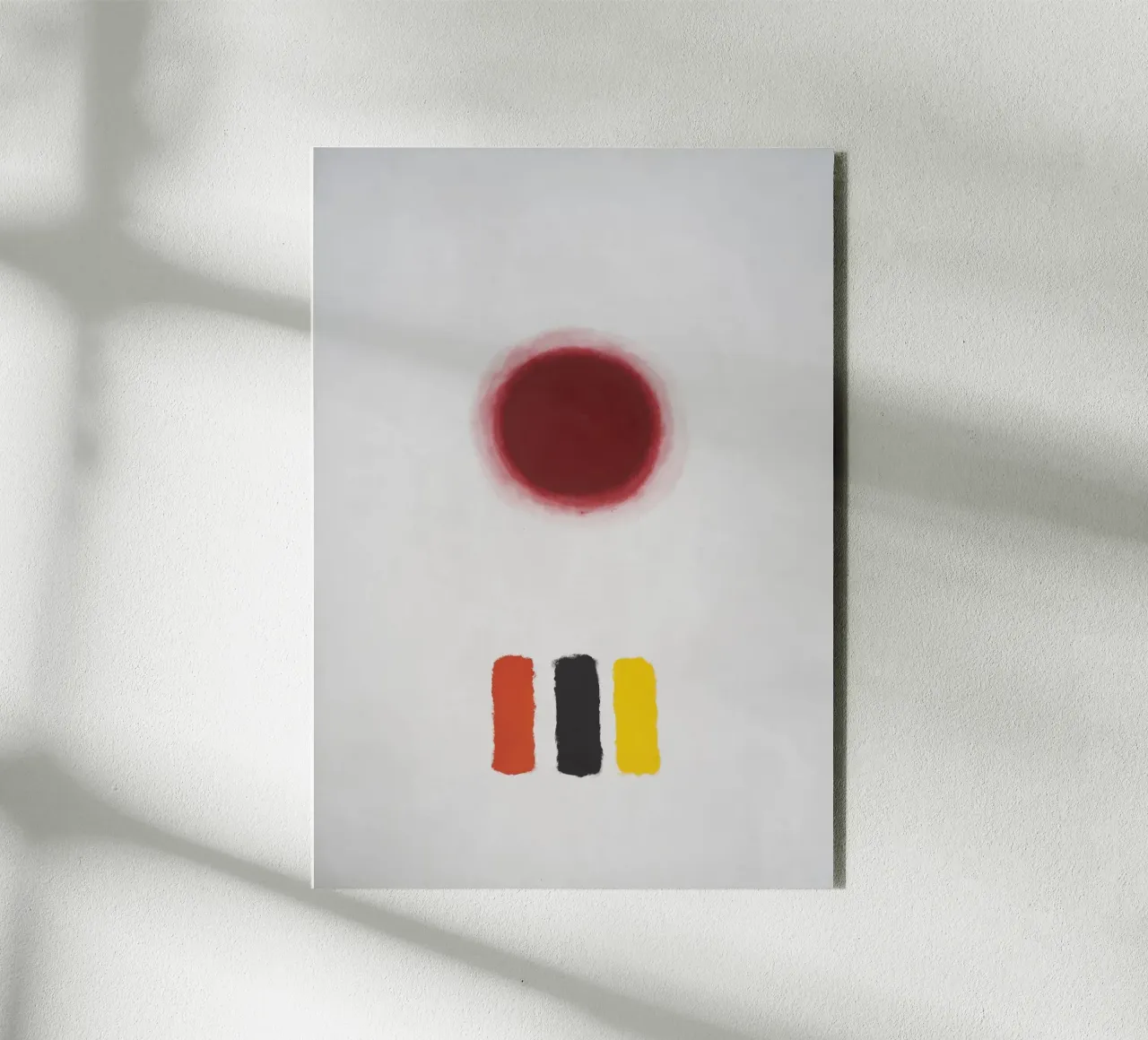 Icona Adolph Gottlieb 1964 alluminio dibond da Riley Art Studio