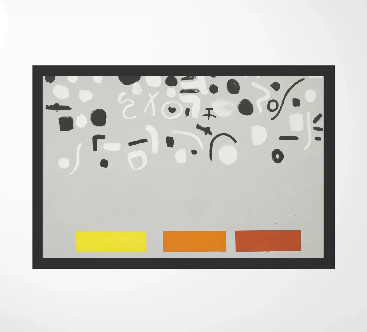 Adolph Gottlieb aperto sopra 1972 zerbino da Riley Art Studio