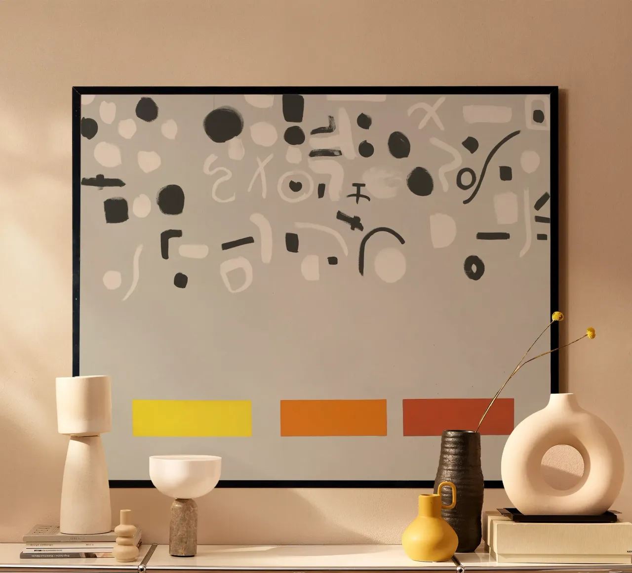 Adolph Gottlieb aperto sopra 1972 carta hahnemühle da Riley Art Studio
