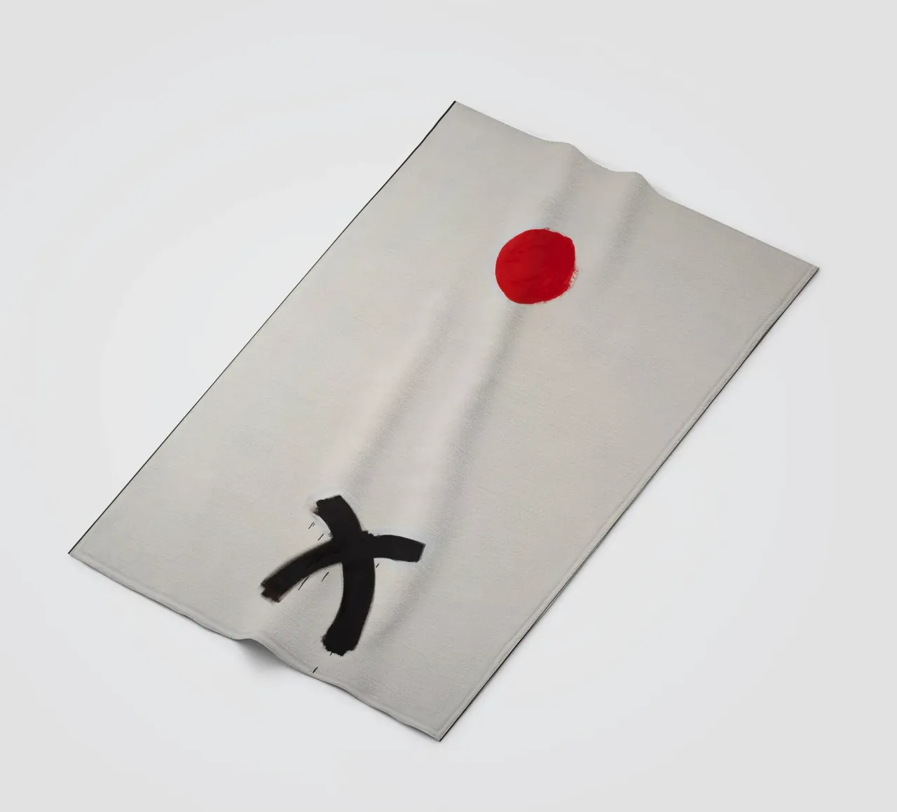 Adolph Gottlieb Segno #2 1973 coperta in pile da Riley Art Studio