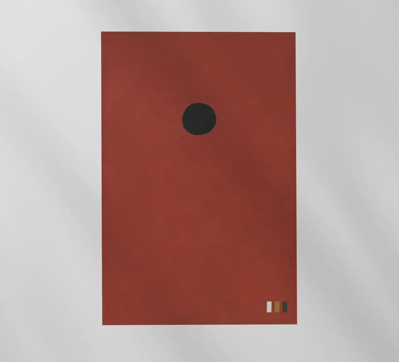 Adolph Gottlieb Il Rosso 1972 pellicola backlit da Riley Art Studio