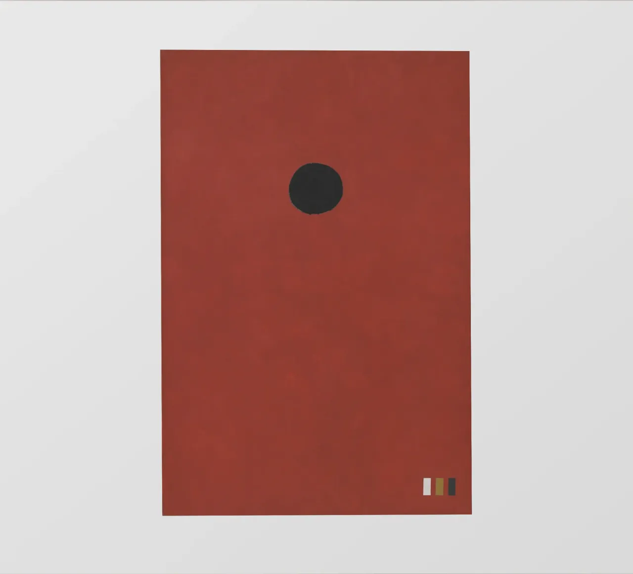 Adolph Gottlieb Il Rosso 1972 pellicola backlit da Riley Art Studio
