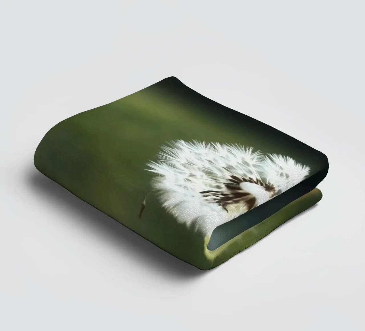 Dandelion Floating Seeds towel by Attaboy Dsgn