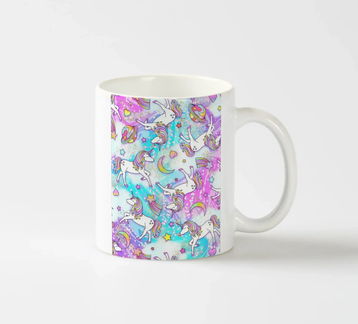 Unicorns ceramic mug by Jess Stempel