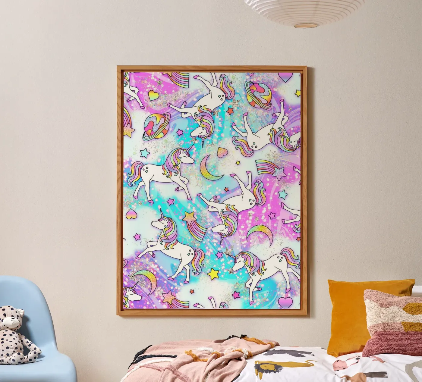 Unicorns forex plate by Jess Stempel