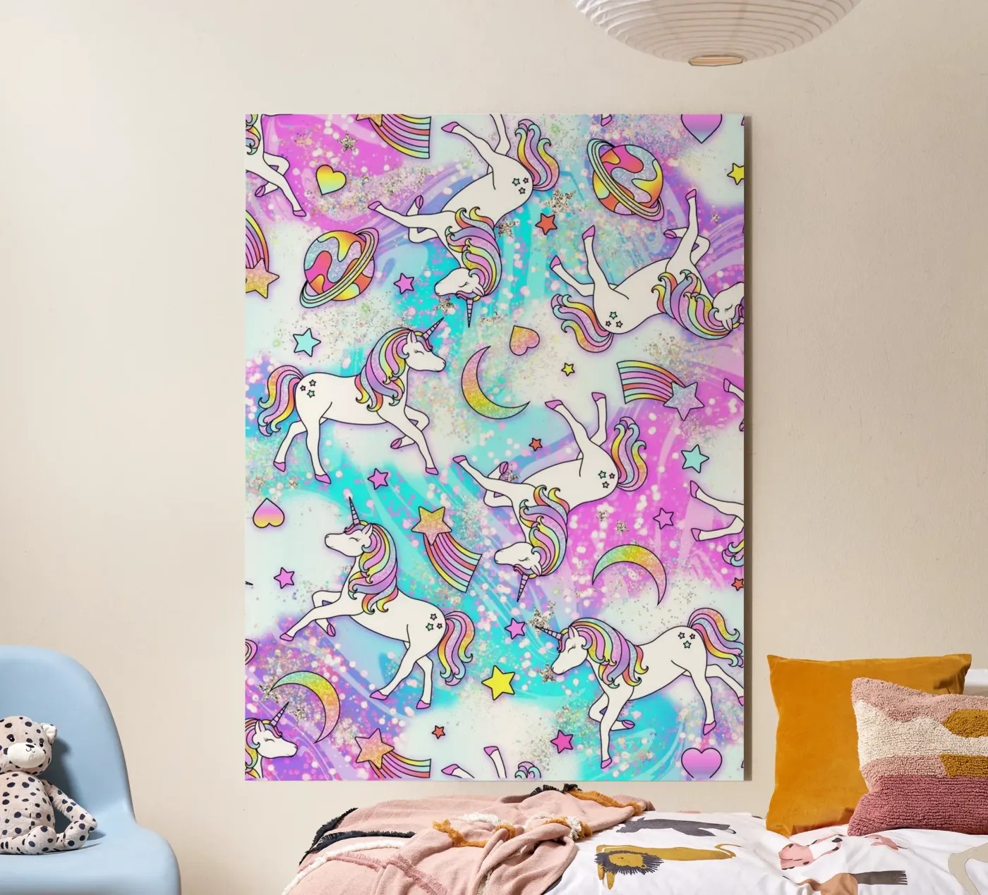 Unicorns forex plate by Jess Stempel
