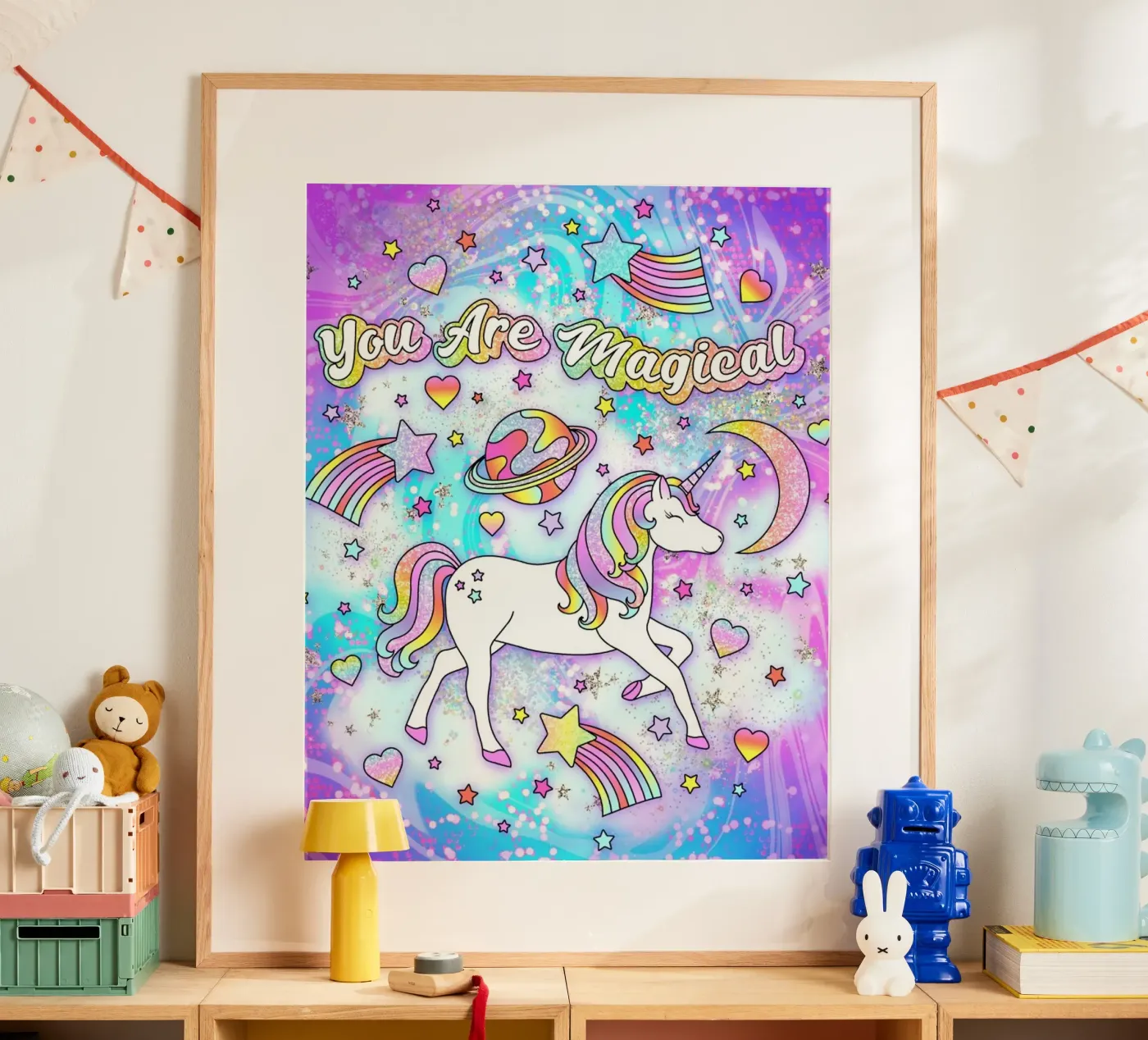 Space Unicorn poster by Jess Stempel