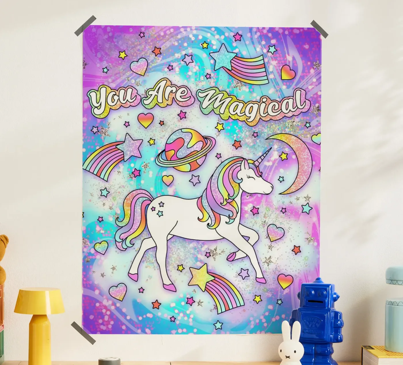 Space Unicorn poster by Jess Stempel