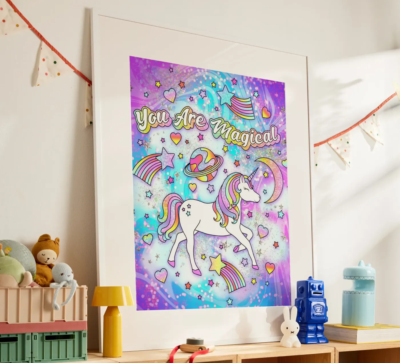 Space Unicorn poster by Jess Stempel