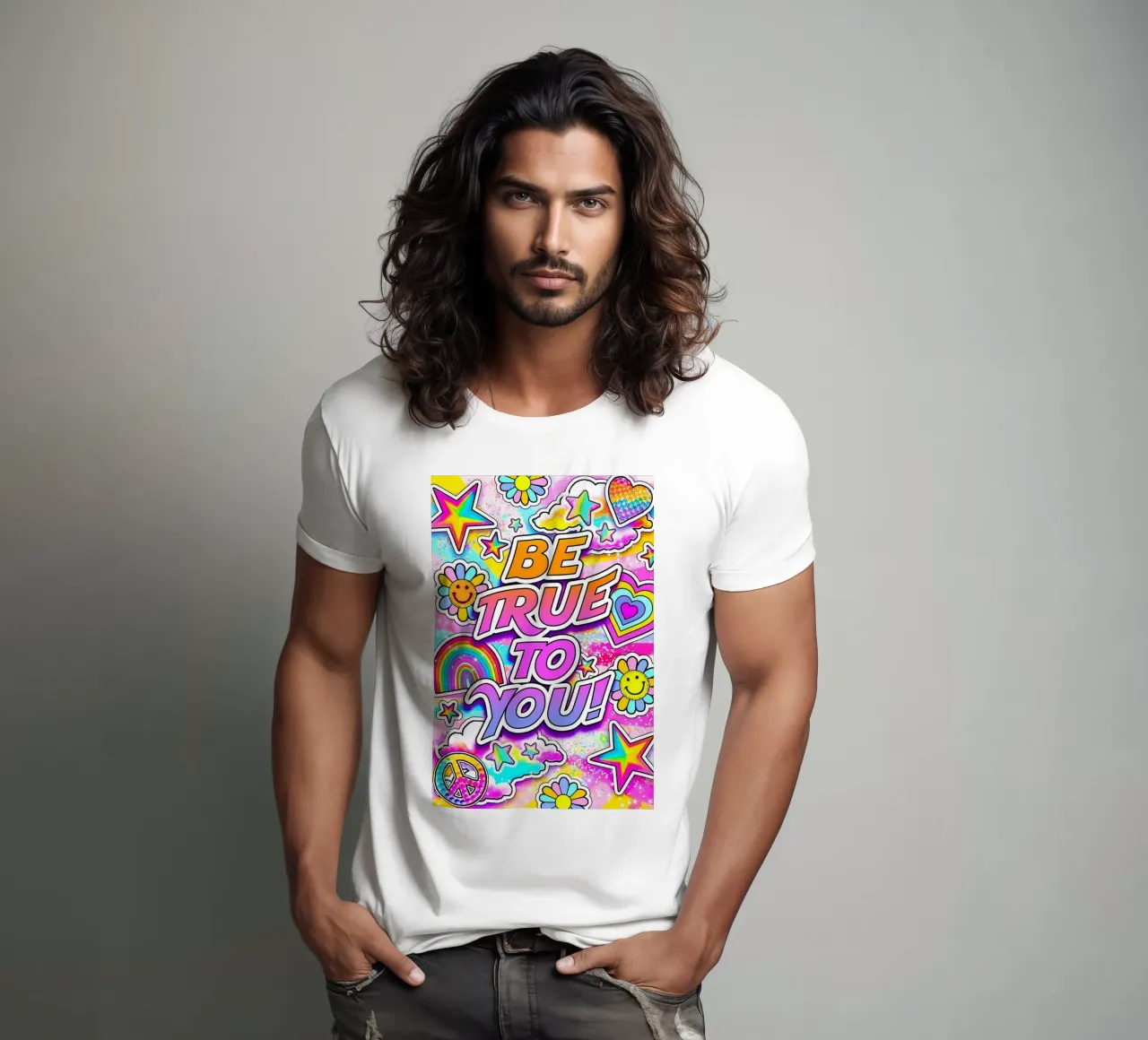 Siate fedeli a voi stessi t-shirt da Jess Stempel