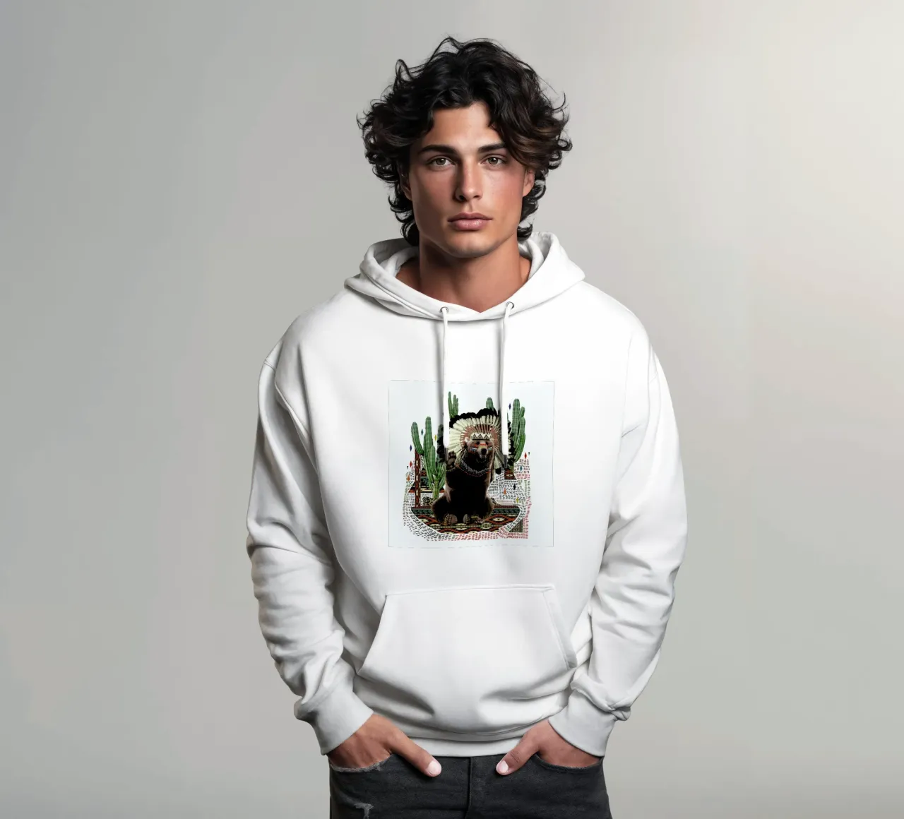 Anahu felpa con cappuccio da Kris Tate