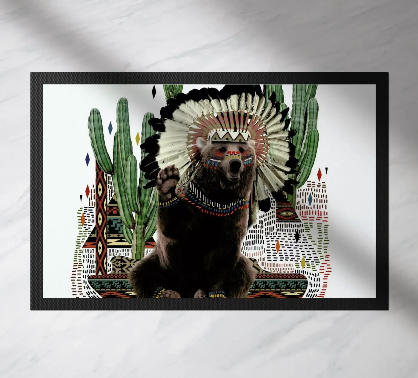 Anahu doormat by Kris Tate