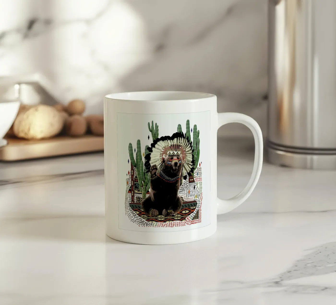 Anahu ceramic mug by Kris Tate