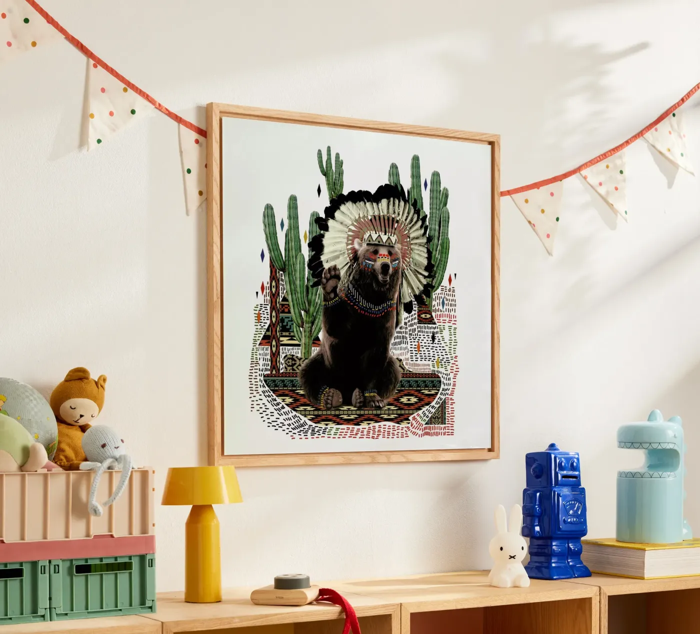 Anahu acryl van Kris Tate