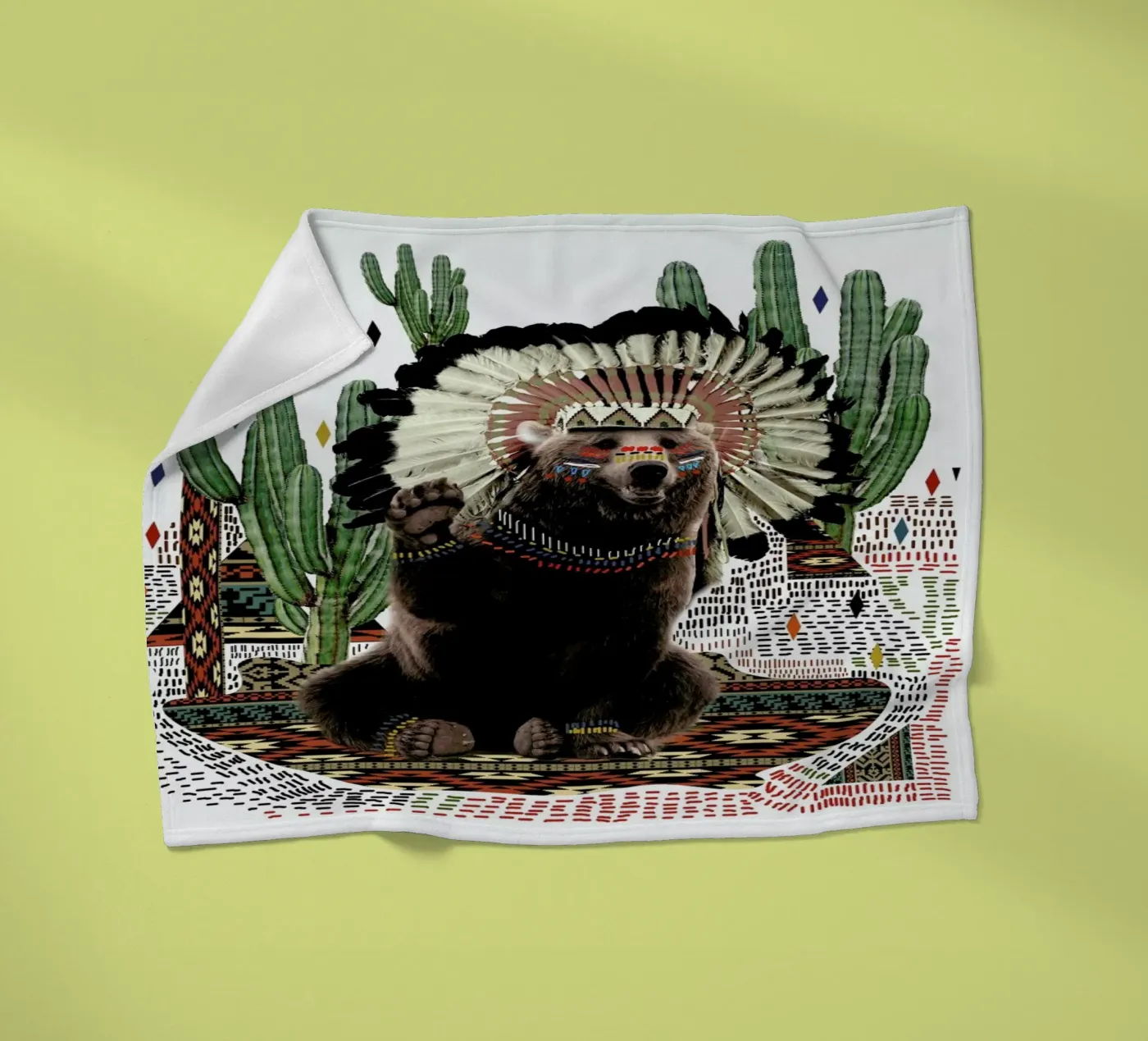 Anahu fleecedeken van Kris Tate