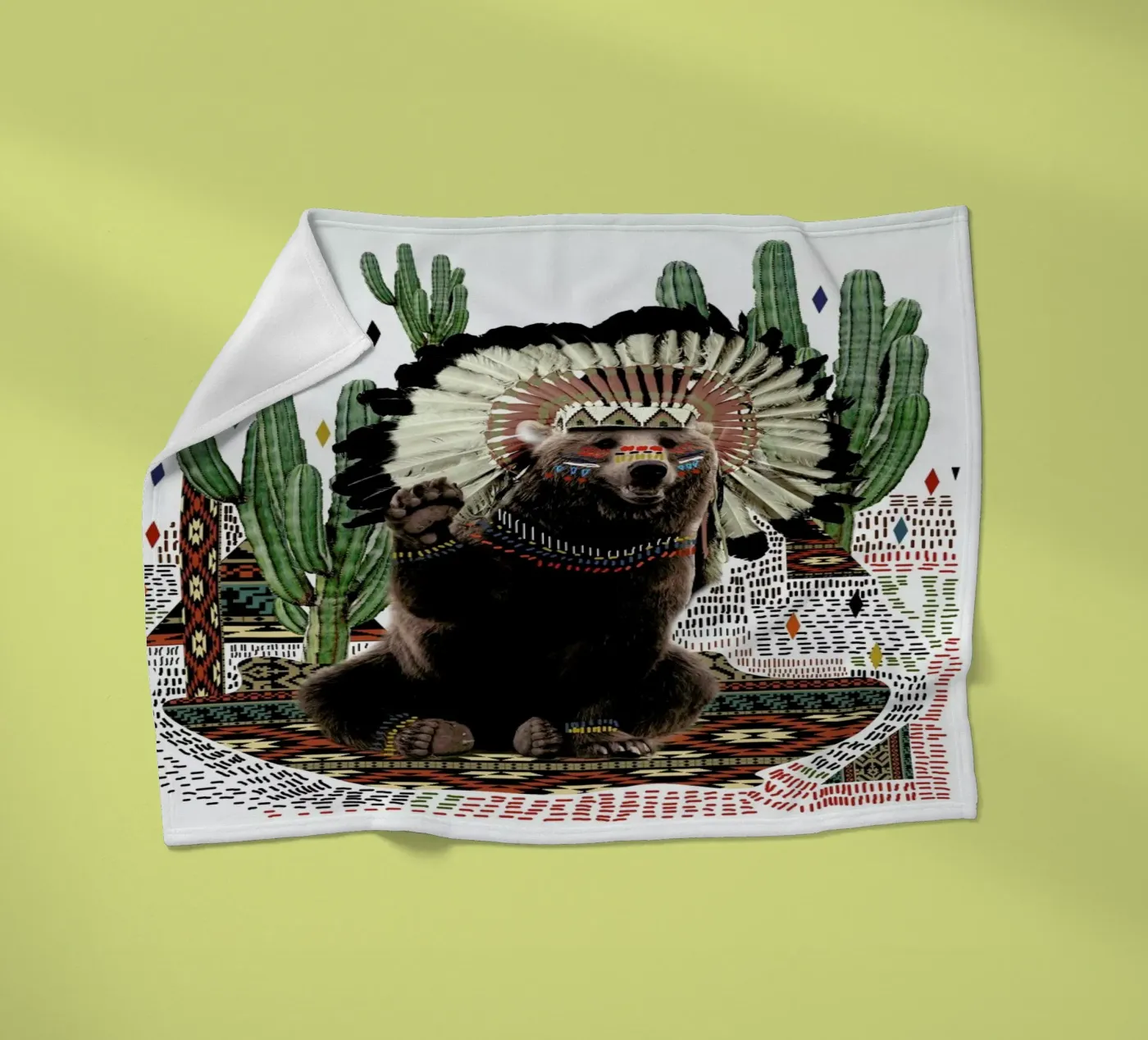 Anahu Fleecedecke von Kris Tate