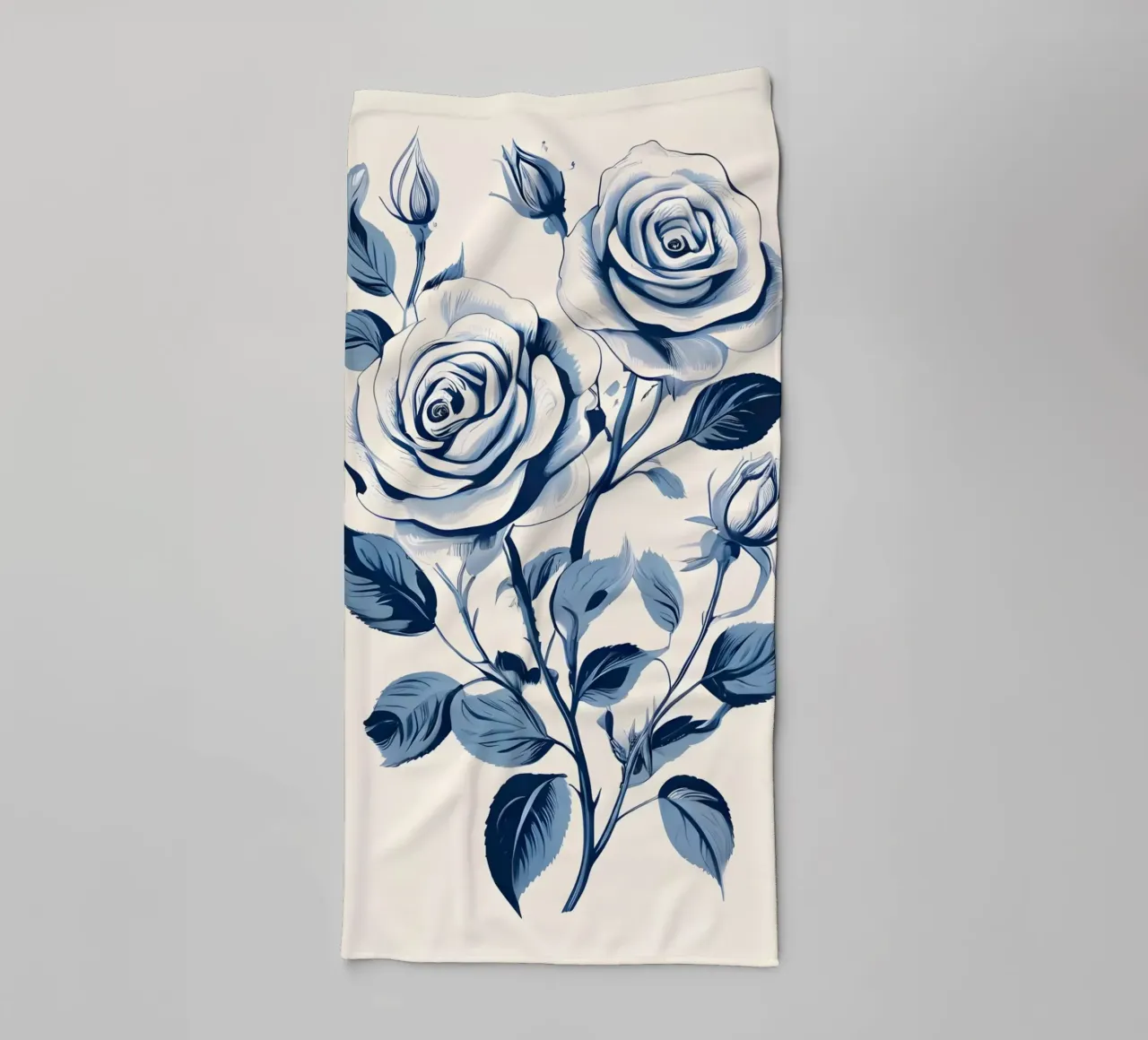 Blue Rose Bouquet serviette de bain de Artistic-shop
