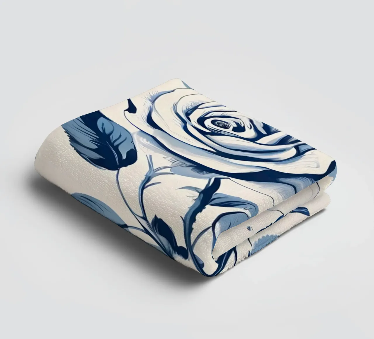 Blue Rose Bouquet serviette de bain de Artistic-shop