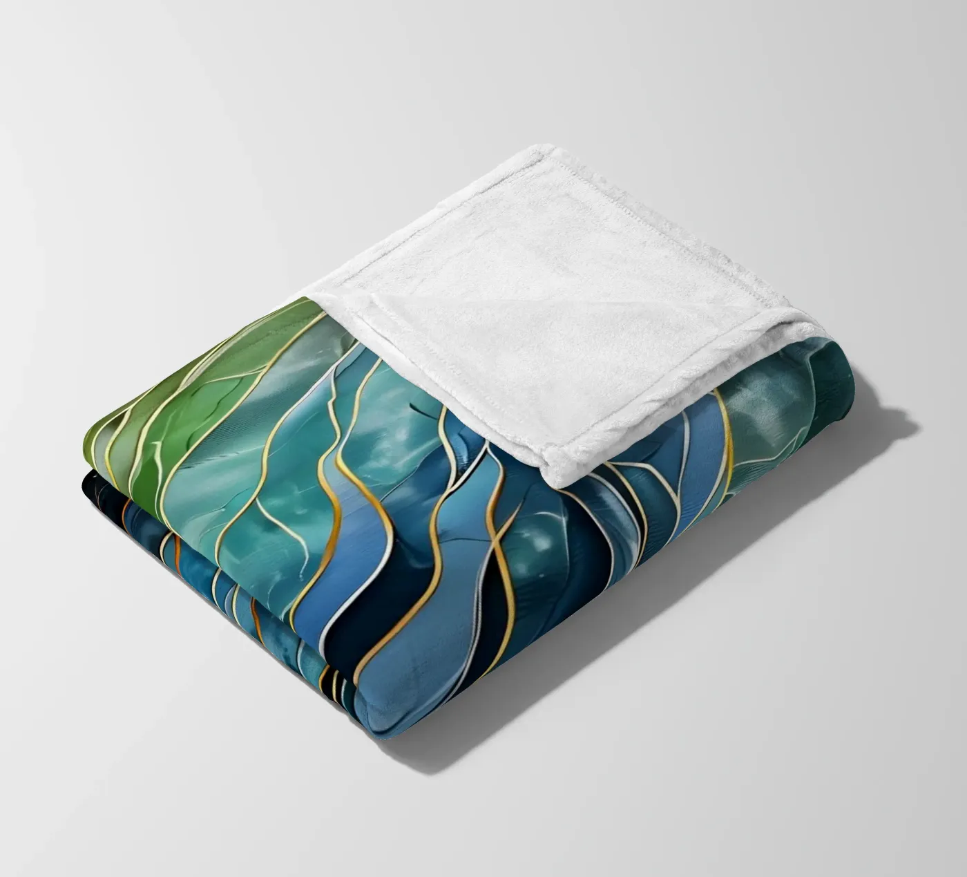 Celestial Currents plaid polaire de Artistic-shop