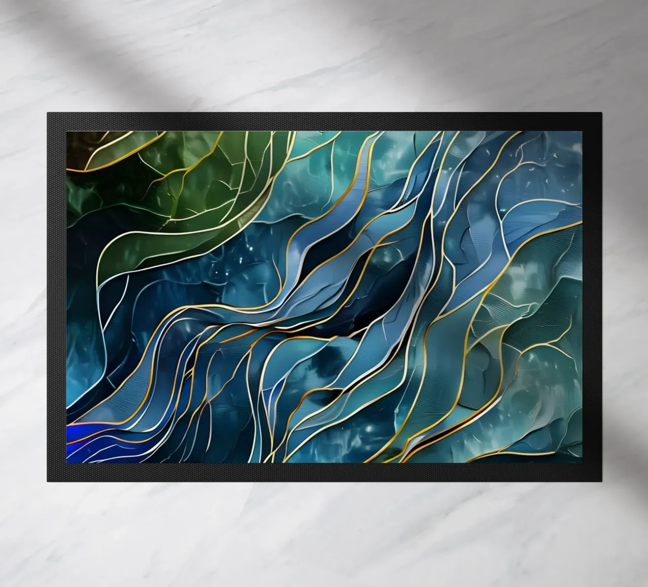 Celestial Currents doormat by Artistic-shop