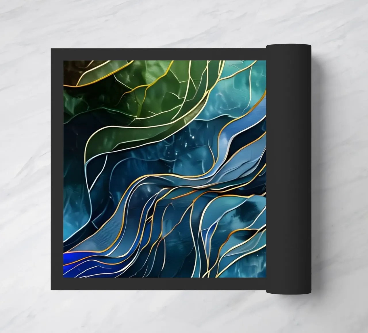 Celestial Currents doormat by Artistic-shop